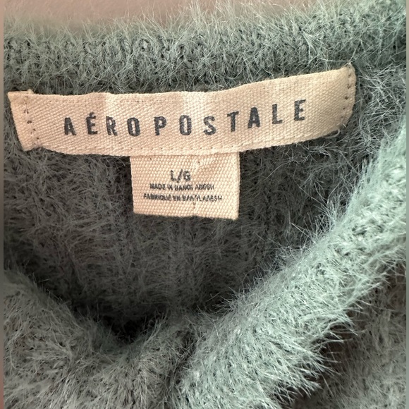 🛍️3/$15 Aeropostale soft knit sage tank - Picture 3 of 3